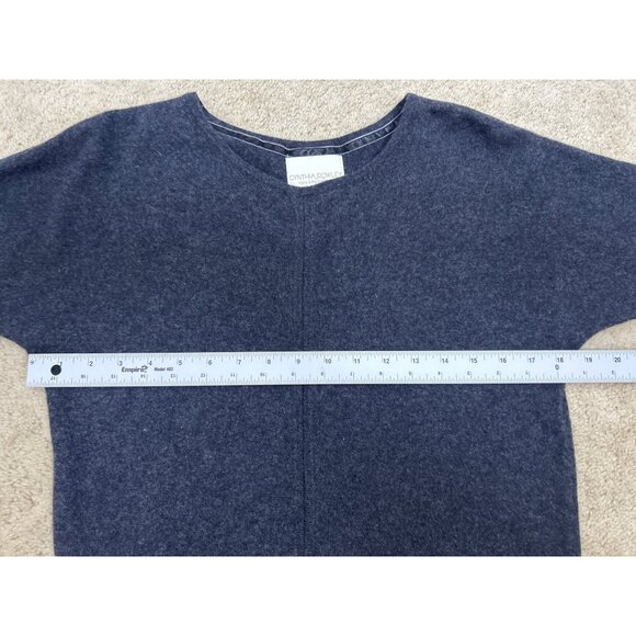 Cynthia Rowley Women's M Two-Ply Cashmere Sweater Dress Gray - Picture 6 of 7